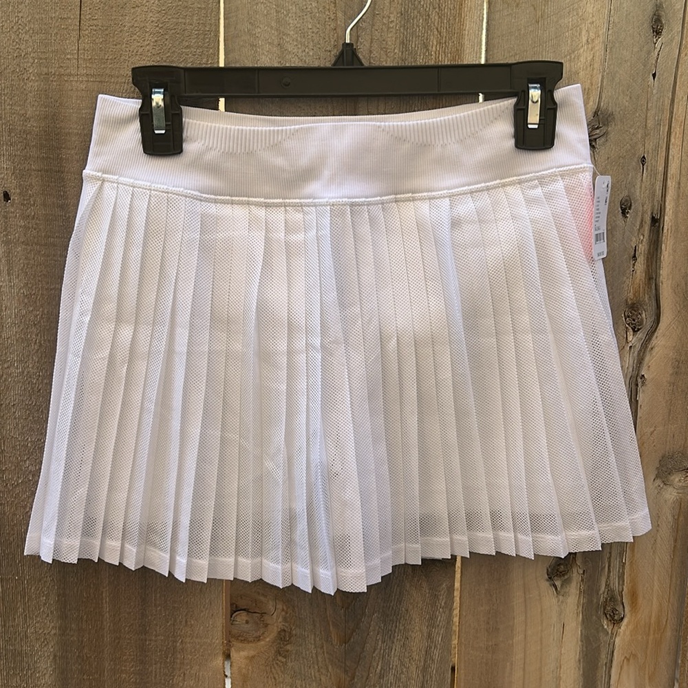 Free People Movement Rally Ruffle Mini Skirt in White - Picture 6 of 11